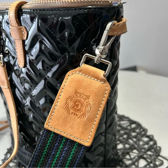 Consuela Inked Sling Quilted Patent Bag - Picture 10 of 11